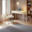 Modern solid oak office desk