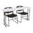 Heavy-Duty Plastic Armless Stacking Chair with Contoured Back-50072353-50072354