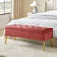 Banc de rangement rembourré en velours Kajana-1744313860