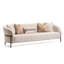 Lisbon Bouclé Sofa - Oyster/Matte Bronze