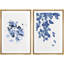 Bleu, aquarelle, peinture pastel, plantes de la forêt, nature sauvage, illustrations, art rustique minimal-101185872-101185874