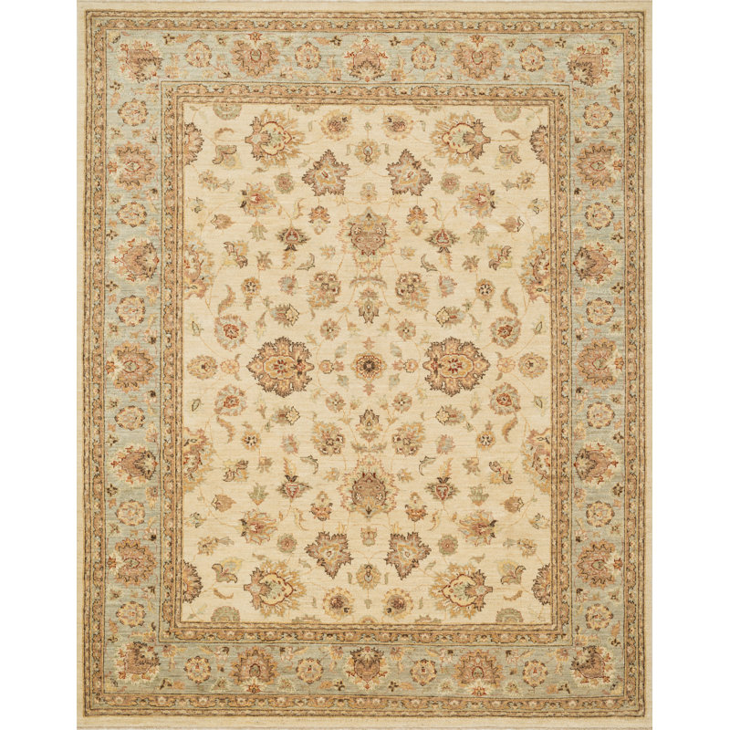 Durden Wool Oriental Indoor Rug, Rectangle 5'6" x 8'6"