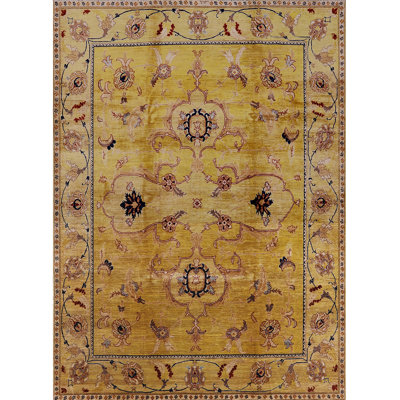 Tapis oriental jaune