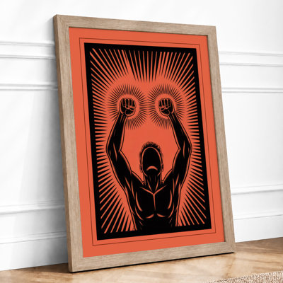 Triumph Rising Graphic Art - Framed Print