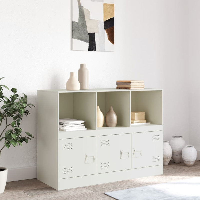 Analice Steel Accent Cabinet