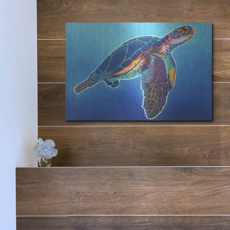 «Sea Turtle - Rainbow» par Dawg Painter