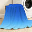 Jeté en flanelle bleue ultra douce en molleton, imprimé ciel simple-132313356