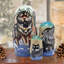 3 Piece Wolves Matreshka Nesting Doll Set
