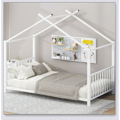 Metal House Platform Bed