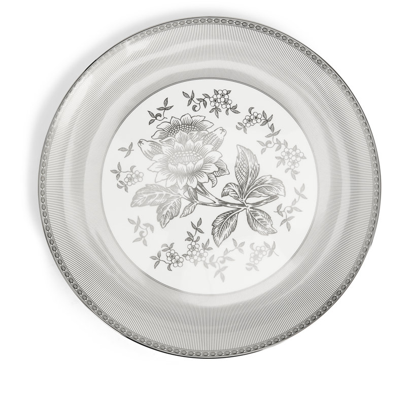 Wedgwood Silver Tonquin Charger Plate 13.3in