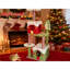 Arbre à chat de Noël de 54 pouces de hauteur avec une base stable et une haute tour souple pour chats de 54 pouces offrant un coffre-fort de divertissement à plusieurs niveaux