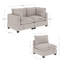 Canapé nuage moderne en tissu doux Somerdale-30572625