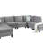 Velvet 8Pc Modular Sectional Sofa