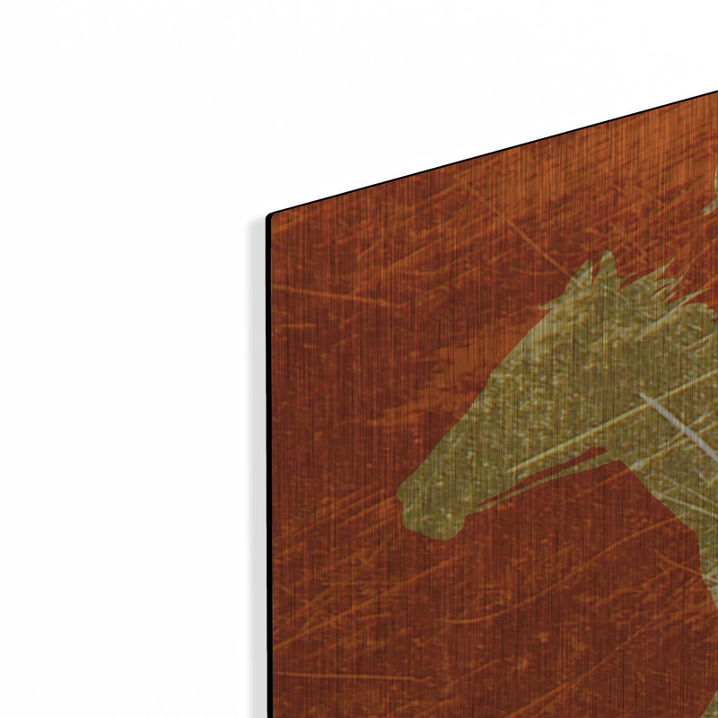 «Gold Jockey On Red» par Irena Orlov, H 24 po x l 36 po