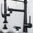 Kitchen Faucet With Pull Down Sprayer, Stainless Steel Kitchen Sink Faucets-123079282
