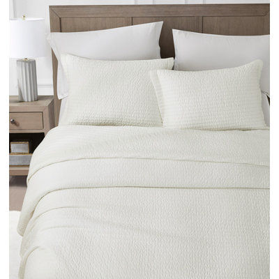 Silky Cooling Eucalyptus Tencel Lyocell Pick Stitch Quilt Set