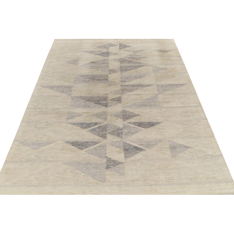 Scandinavian Handmade Wool Area Rug