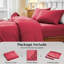 Microfiber Solid Colour Duvet Cover Set