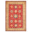 Tapis rouge foncé Finest Ghazni 6 pi 7 po x 9 pi 8 po