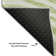 Premium Machine Washable Prisco Green Rug
