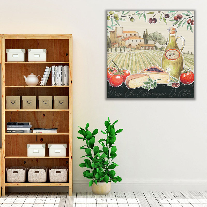«Tuscan Flavour III», reproduction d'art sur toile, H 30 po x l 30 po