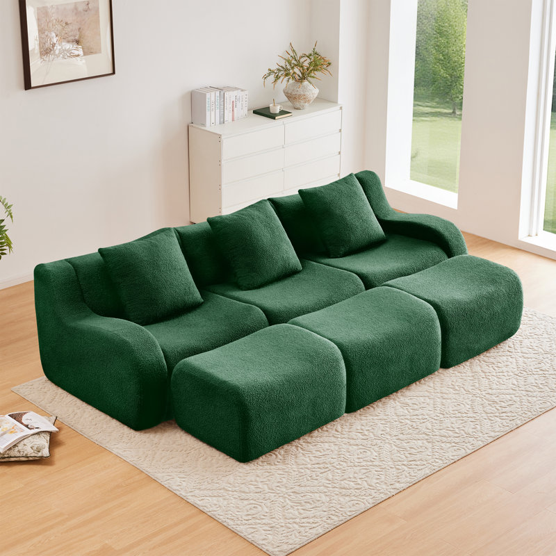 Canapé Teddy, Vert