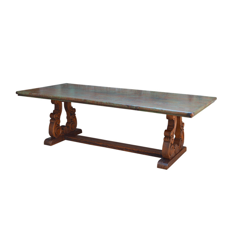 Sierra Verde Dining Table, Brown/Gray, 31”H x 96”L x 44”W