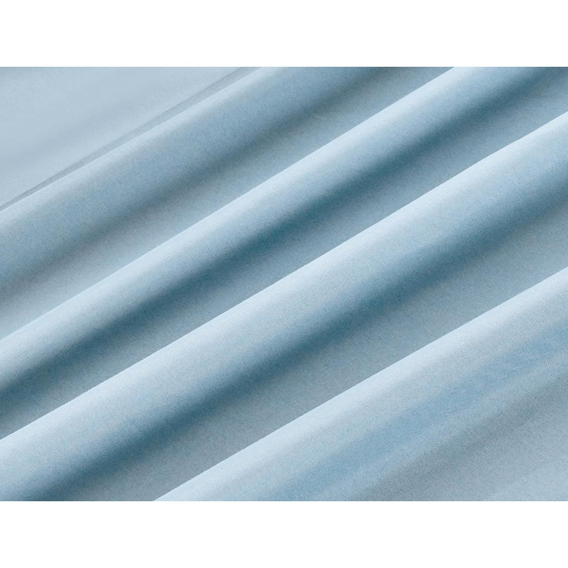 6-Piece Brushed Microfiber Bed Sheet Set, King Sheet Set with 5 Additional Pieces, Chambray Blue