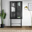 Armoire Caresha avec 2 portes en verre-88044914