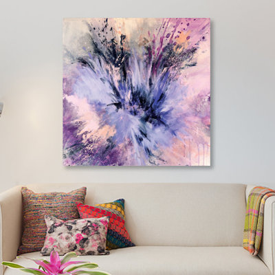 «Spring Star Burst» par Laura Mae Dooris, impression sur toile tendue