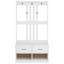 Hall Tree SANDNES 87X40x159.5Cm Solid Wood Pine-1819761801