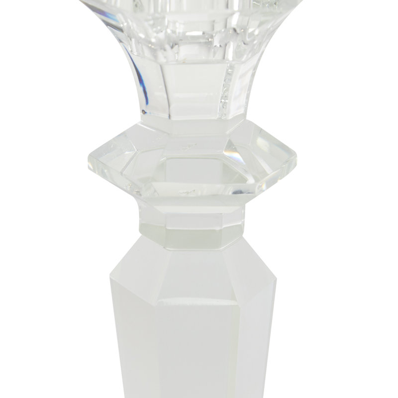 10.1'' H Wood Tabletop Candlestick