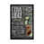 Black Floater Framed