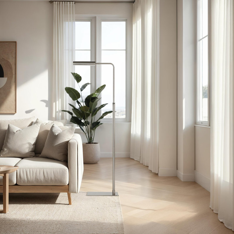 Lampe sur pied Karima, Gris