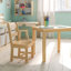 Ensemble de table et de chaises en bois franc massif pour enfants, 3 pièces Brittanya-319140129