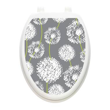  Boho Black and White Contour Mat and Toilet Lid Cover