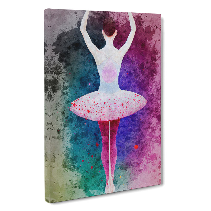 Beauteous Ballerina - Wrapped Canvas, 60cm H x 40cm W x 3cm D