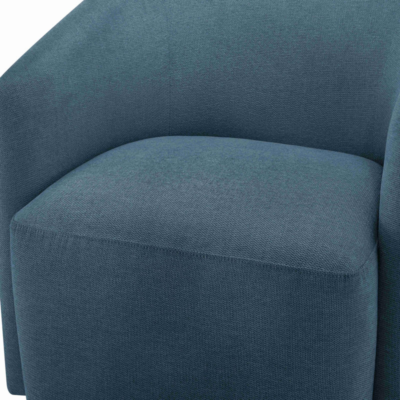 Fauteuil demi-tonneau pivotant 360, Bleu