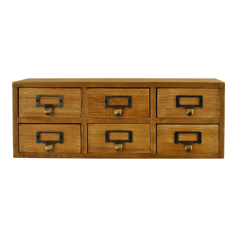 Devries Wood Desk Organiser