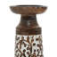 Ensemble de bougeoirs en bois de manguier en forme de cloche minimaliste fabriqués à la main pour bougie pilier-509105686