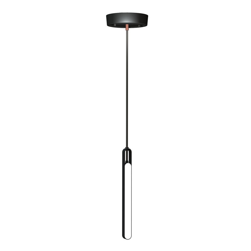 Luminaire suspendu DEL LUX Highline (simple), laiton, Cuivre