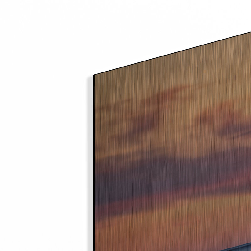 «Whaleback Lighthouse» par Rick Berk, art mural en métal, H 24 po x l 36 po