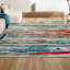 Tapis crème / bleu Lasley-2003559747