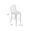 Tabouret de comptoir de 24 po en métal de qualité commerciale avec repose-pieds Carouthers par Flash Furniture-33123339-70482175