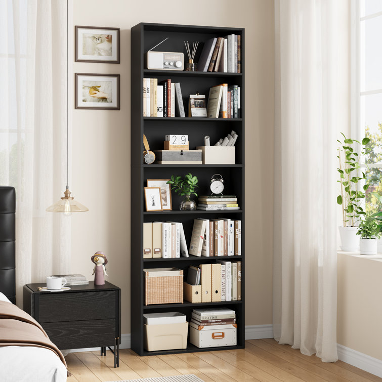 Idlewild 82.5'' H Standard Bookcase, 7-Tier Open Bookcase, Home Library Bookcase