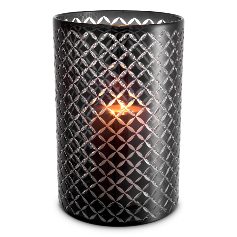 Gable Hurricane Candle Holder, 12.2" H x 8.27" W x 8.27" D