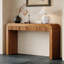 Console rustique avec façade de tiroir cannelée-1843410777