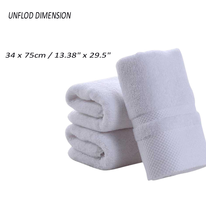 Cotton Bath Towel, White