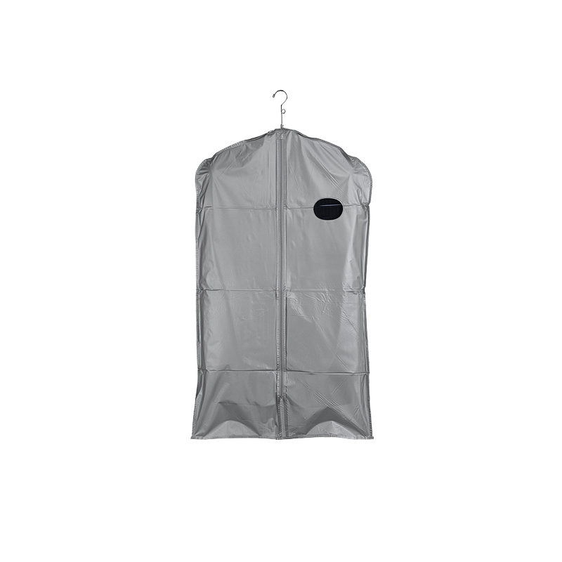 Sac à vêtements en vinyle, Gris, H 40 po x l 24 po x P 4 po