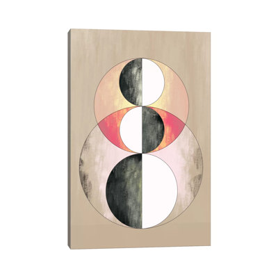 Modern Art - Geometric Prism (After Delaunay) - Wrapped Canvas Print